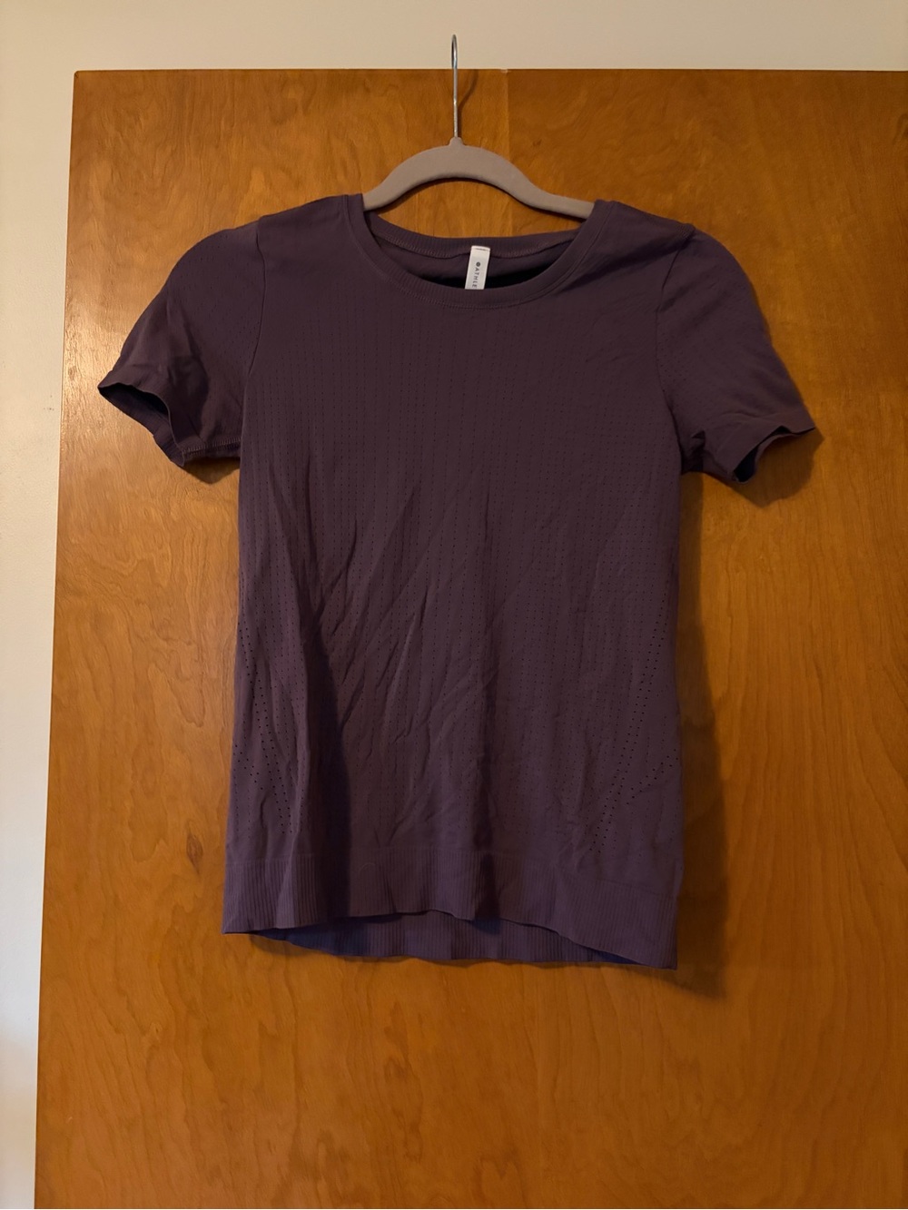Athleta Plum Short-Sleeve Knit Tee